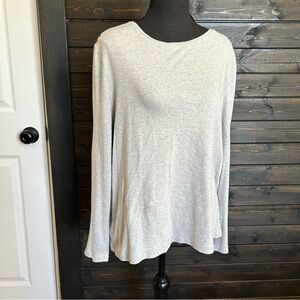 3/$30 🌴 Talbots 100% Cotton Grey Sweater